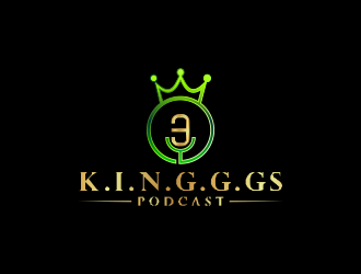  3 K.I.N.G.G.Gs Podcast logo design by bismillah