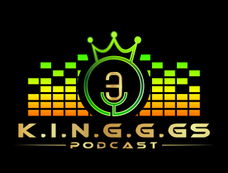  3 K.I.N.G.G.Gs Podcast logo design by bismillah
