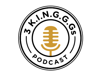 3 K.I.N.G.G.Gs Podcast logo design by aura