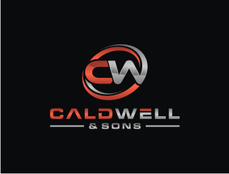 Caldwell & Sons logo design by Artomoro