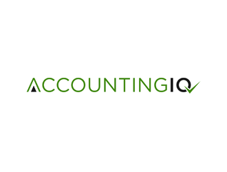 AccountingIQ logo design by alby