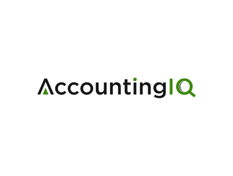 AccountingIQ logo design by alby