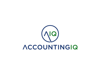 AccountingIQ logo design by johana