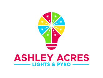 Ashley Acres Lights & Pyro logo design by lexipej