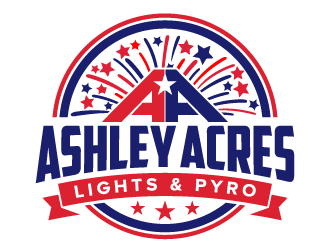 Ashley Acres Lights & Pyro logo design by jaize