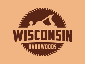 Wisconsin Hardwoods logo design by lexipej