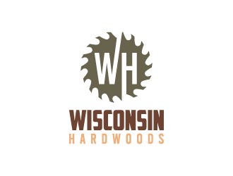 Wisconsin Hardwoods logo design by sakarep
