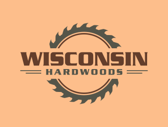 Wisconsin Hardwoods logo design by GassPoll