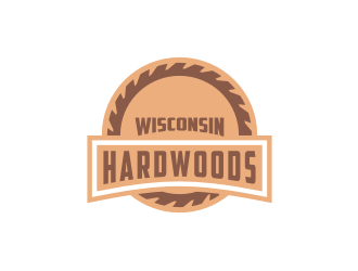 Wisconsin Hardwoods logo design by Artomoro