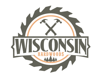 Wisconsin Hardwoods logo design by AamirKhan