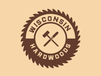 Wisconsin Hardwoods logo design by cikiyunn