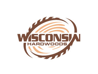 Wisconsin Hardwoods logo design by maze