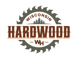 Wisconsin Hardwoods logo design by daywalker
