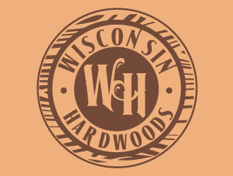 Wisconsin Hardwoods logo design by AamirKhan