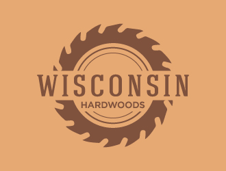 Wisconsin Hardwoods logo design by cybil