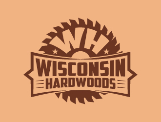 Wisconsin Hardwoods logo design by uttam