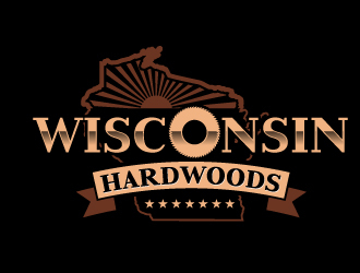 Wisconsin Hardwoods logo design by uttam