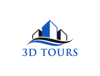 3D Tours logo design by pencilhand