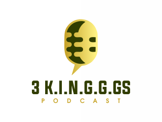  3 K.I.N.G.G.Gs Podcast logo design by JessicaLopes