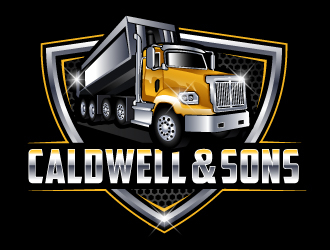 Caldwell & Sons logo design by LucidSketch