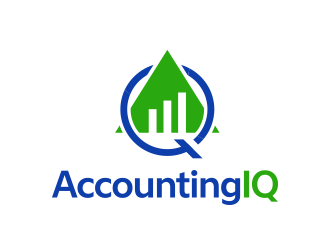 AccountingIQ logo design by keylogo