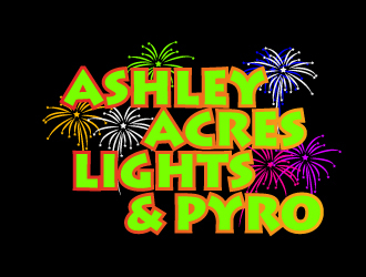 Ashley Acres Lights & Pyro logo design by pilKB
