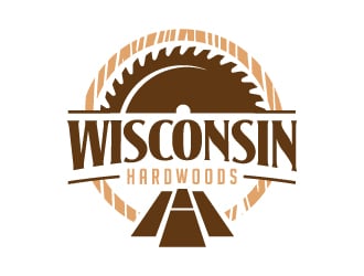 Wisconsin Hardwoods logo design by jaize