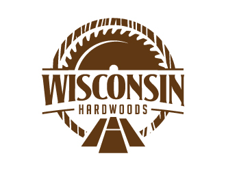 Wisconsin Hardwoods logo design by jaize