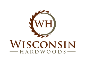Wisconsin Hardwoods logo design by puthreeone