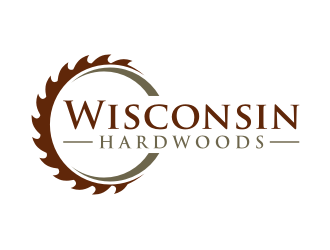 Wisconsin Hardwoods logo design by puthreeone