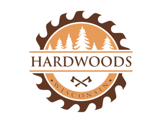 Wisconsin Hardwoods logo design by Artigsma