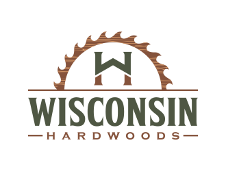 Wisconsin Hardwoods logo design by Gopil