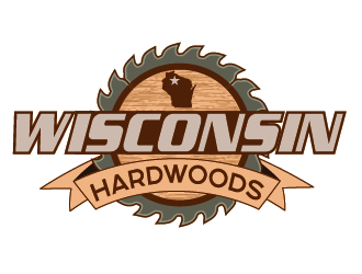 Wisconsin Hardwoods logo design by axel182