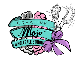 Creative Mojo Wholesale Studio logo design by DreamLogoDesign