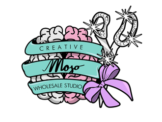 Creative Mojo Wholesale Studio logo design by DreamLogoDesign