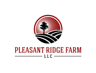 Pleasant Ridge Farm, LLC logo design by GemahRipah