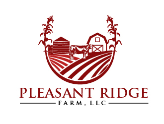 Pleasant Ridge Farm, LLC logo design by shravya