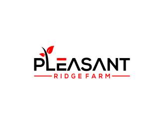 Pleasant Ridge Farm, LLC logo design by HENDY