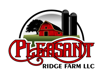 Pleasant Ridge Farm, LLC logo design by Kruger