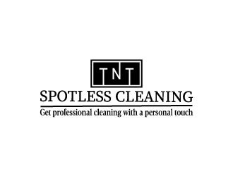 T N T Spotless Cleaning logo design by aryamaity