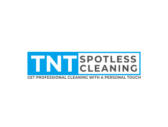 T N T Spotless Cleaning logo design by Jhonb