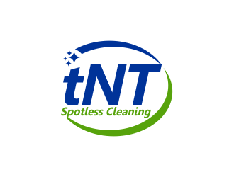 T N T Spotless Cleaning logo design by Jhonb