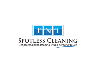 T N T Spotless Cleaning logo design by Jhonb