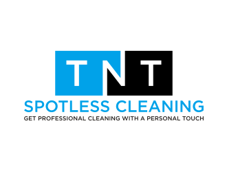 T N T Spotless Cleaning logo design by Franky.
