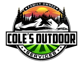 Coles Outdoor Services logo design by LucidSketch