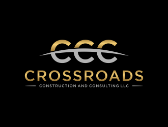 Crossroads Construction and Consulting LLC logo design by ozenkgraphic