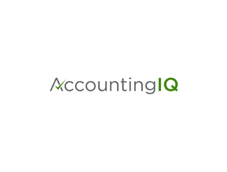 AccountingIQ logo design by alby