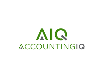 AccountingIQ logo design by alby