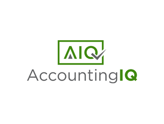 AccountingIQ logo design by alby