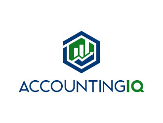AccountingIQ logo design by pixalrahul